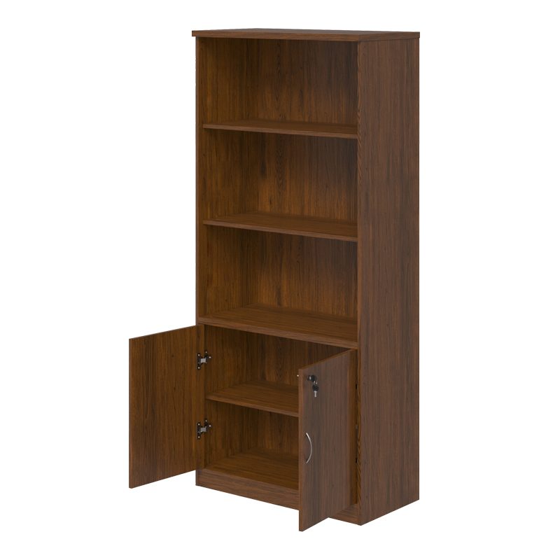 Βιβλιοθήκη γραφείου επαγγελματική Fesialo wenge 80x40x180εκ